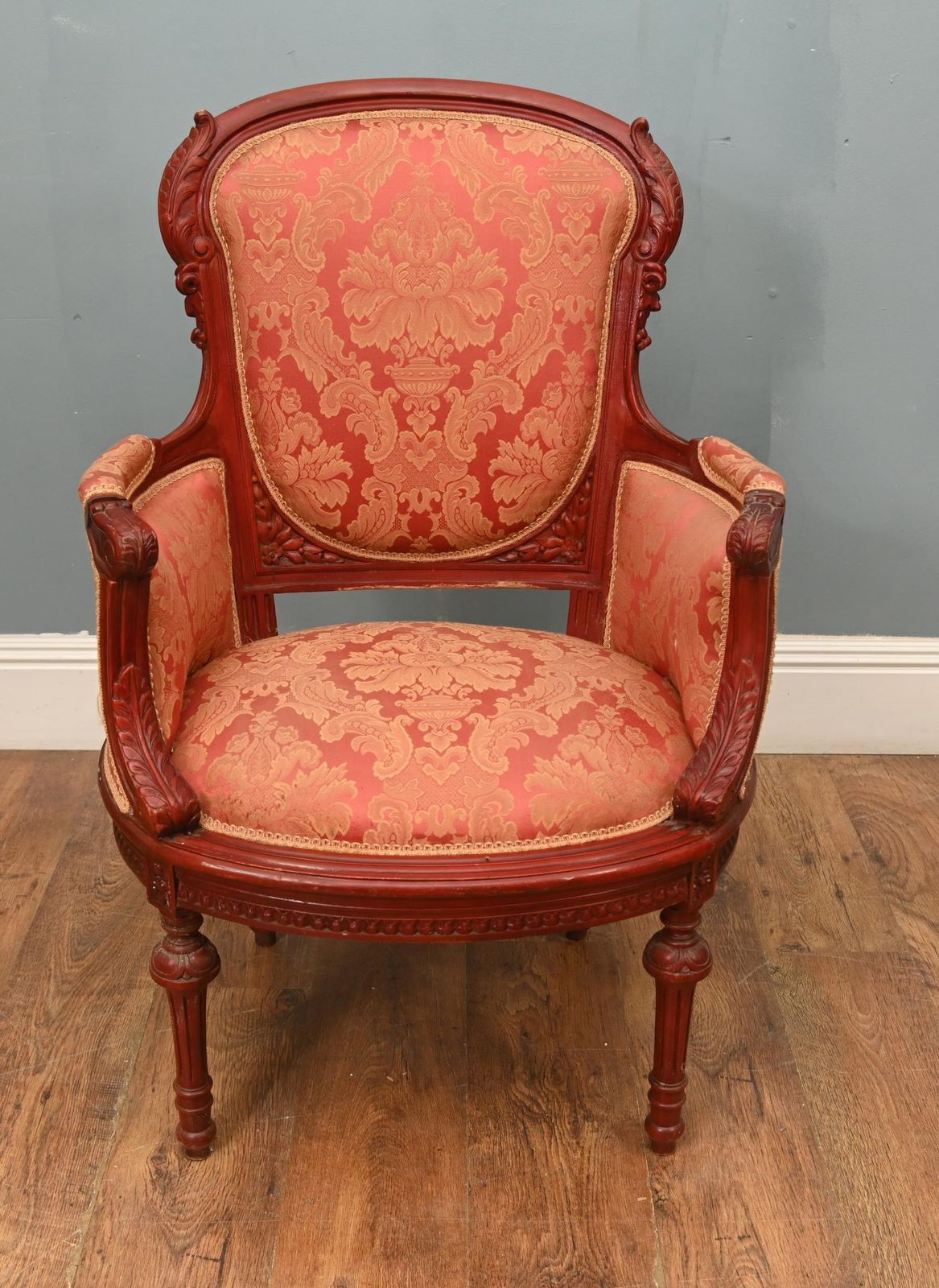 Pair Victorian Arm Chairs Mahogany Seats Chair Sofa photo furniture