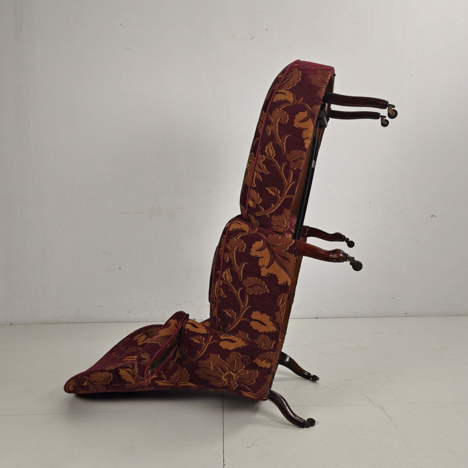 photo for sale Early 20th Century Adjustable Reclining Armchair By Drevette L.M., Circa 1900–1920