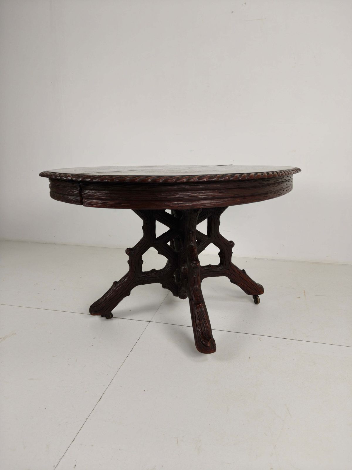 Black Forest Center Table By Matthijs Horrix For Horrix Den Haag, 1890s photo for sale