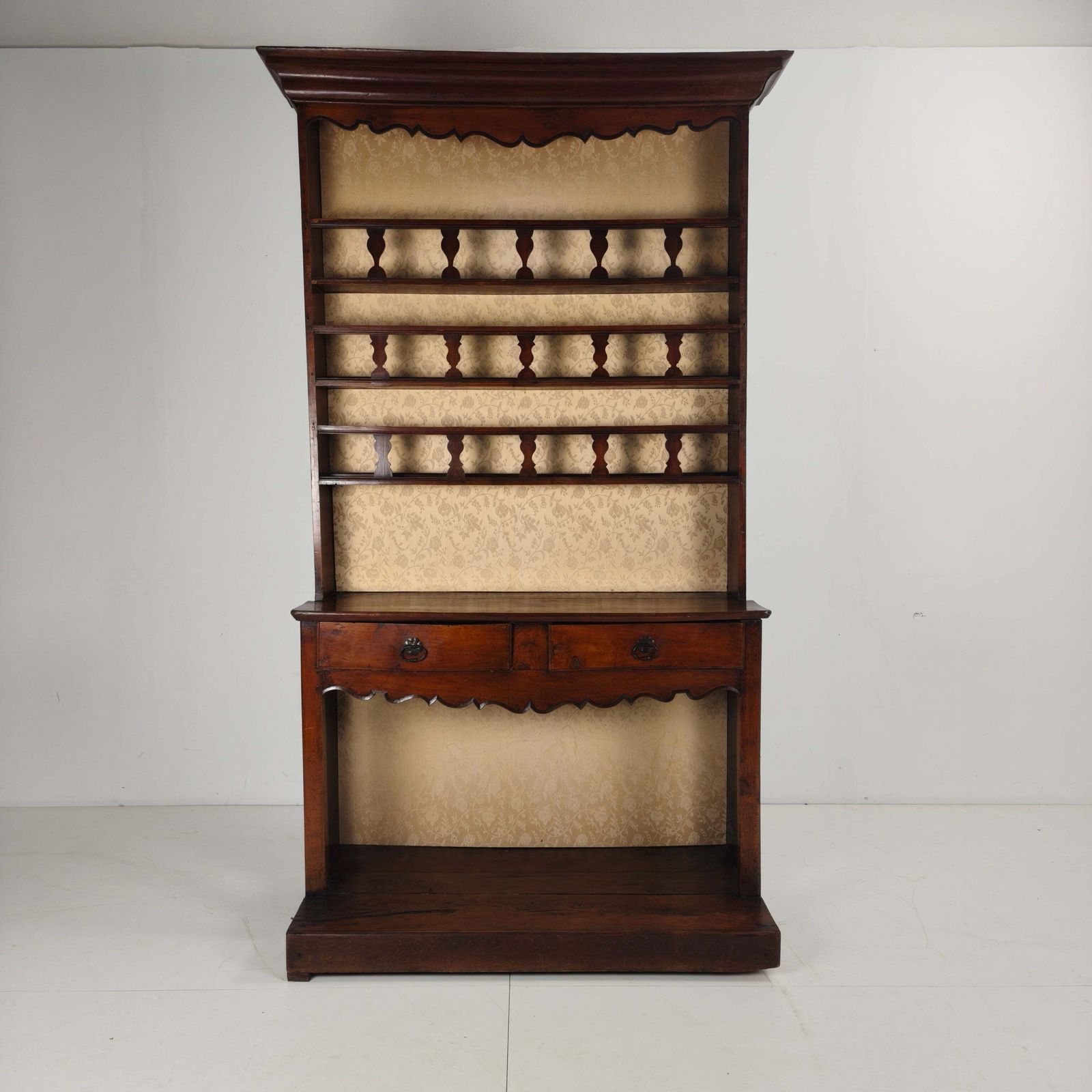 English Georgian Dresser – Solid Oak, Circa 1800 photo vintage