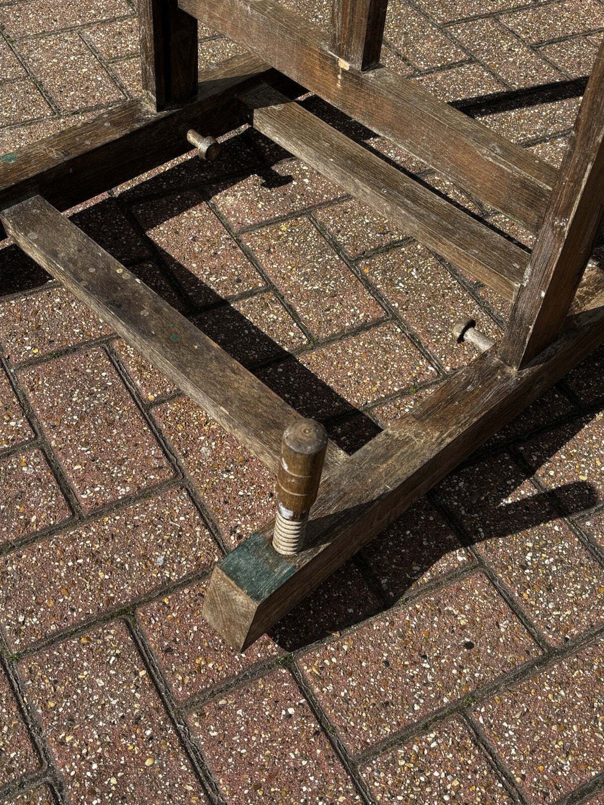 photo for sale Large Antique Oak Artist's Easel, Previously Owned By World Famous John W Mills