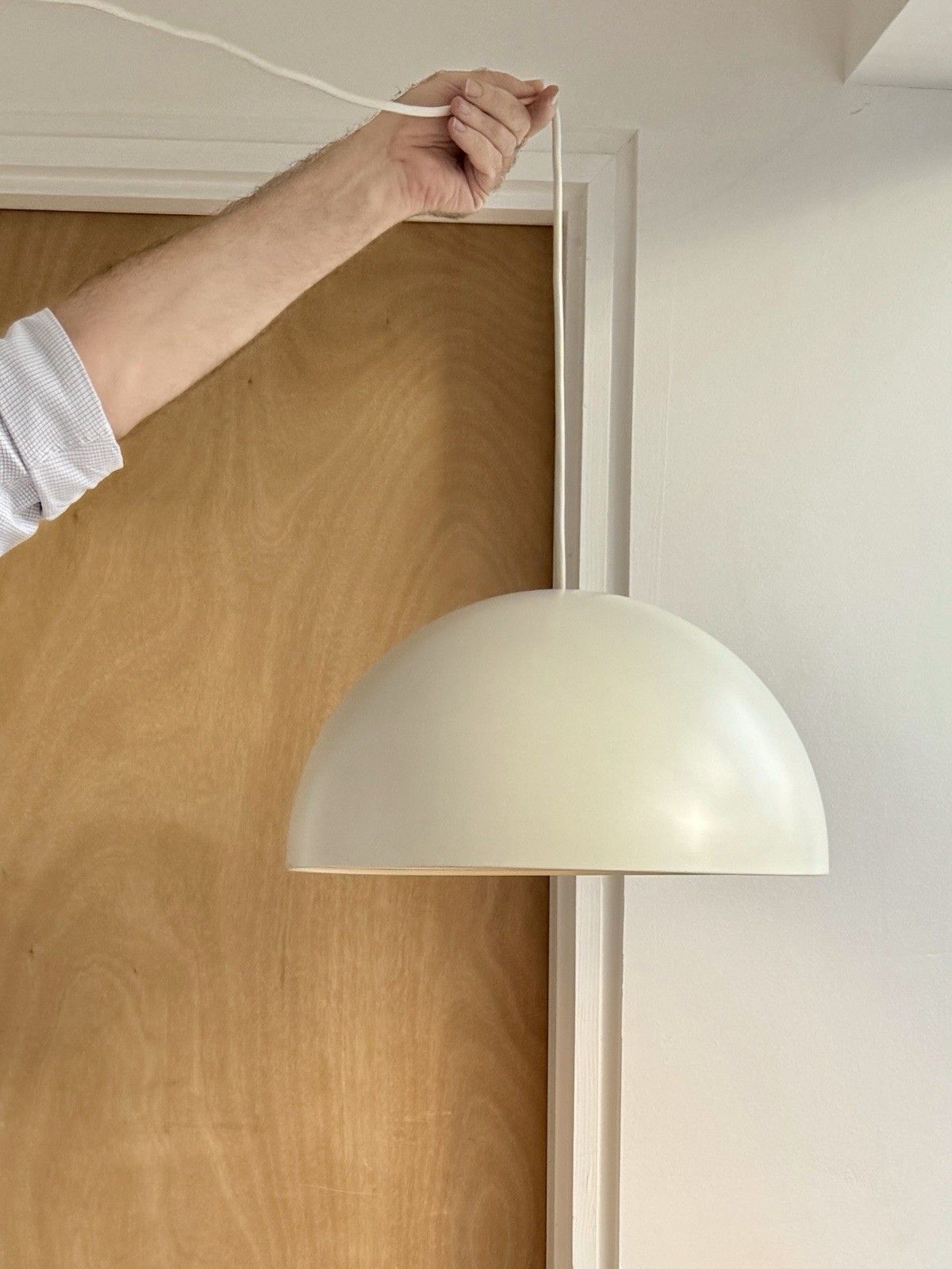 Ikea 365+ Brasa White Pendant Light Designed By A Nilsson, H Preutz & T Eliasson photo vintage