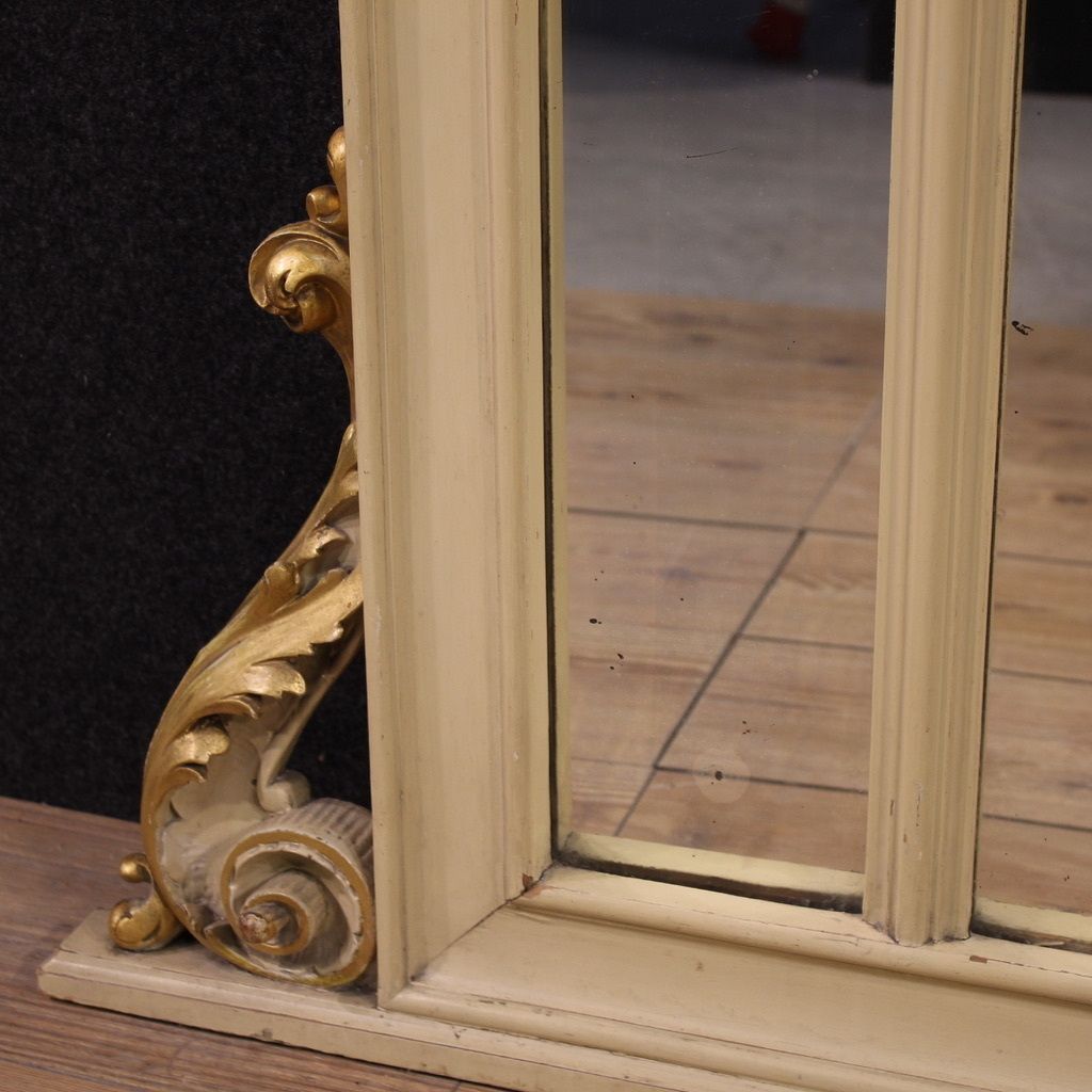 Great Lacquered And Gilded Louis XV Style Mirror From The 20th Century photo buy