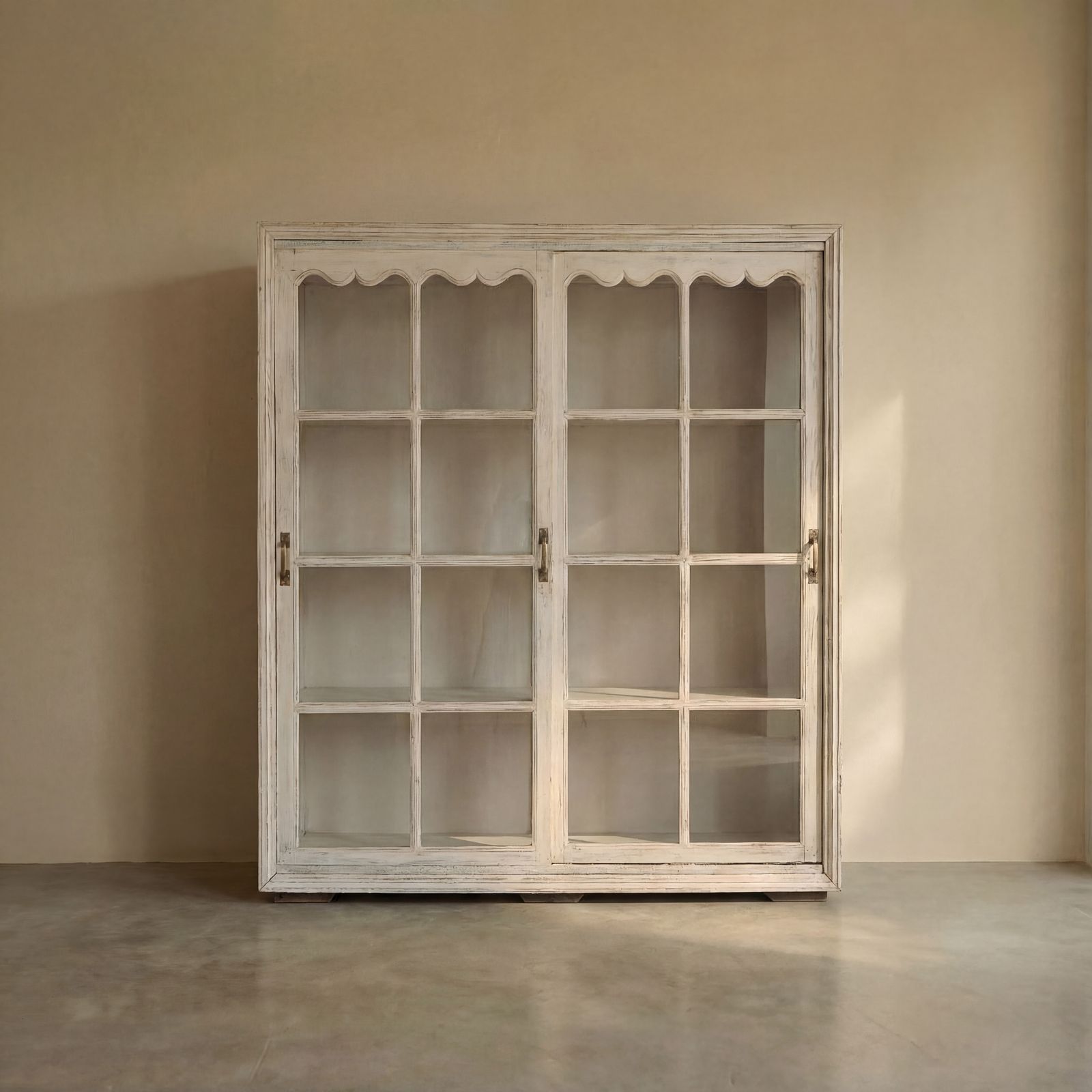 Sari Vintage Reclaimed Indian Glass Cabinet