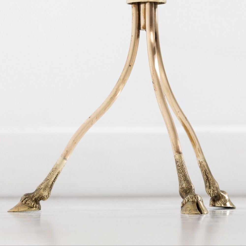 Brass Hoof Floor Lamp In The Manner Of Maison Jansen photo for sale