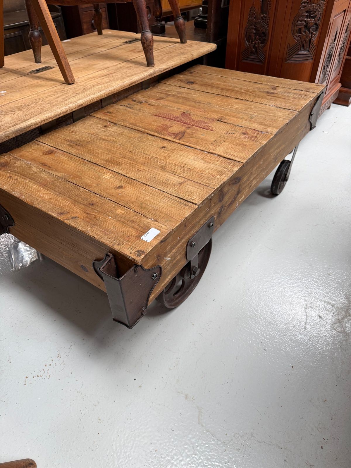 Coffee Table In The Form Of A Station Barrow