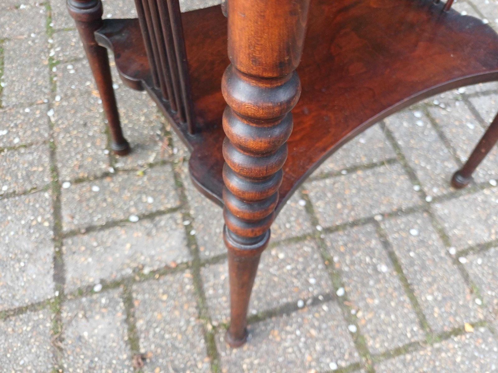 Early 20th Century Mahogany Side Table Art Nouveau Arts And Crafts Decorative Table Antique Occasional Table photo 295.0