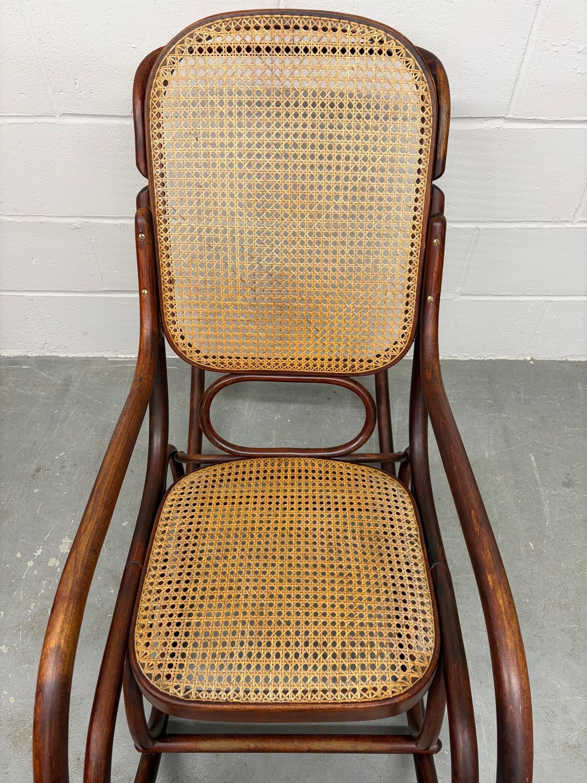 Vintage Bentwood Rocking Chair, Made In Czechoslovakia By Ligna
