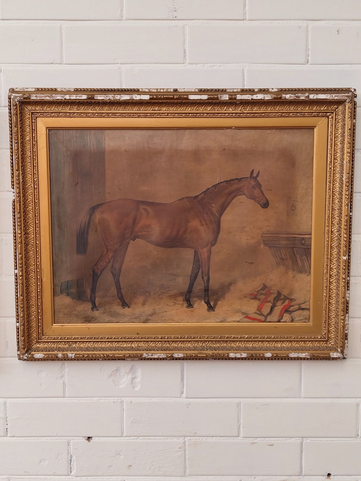 Antique Set Of Three Early Edwardian Race Horse Equestrian Lithographs After Harry Hall photo furniture