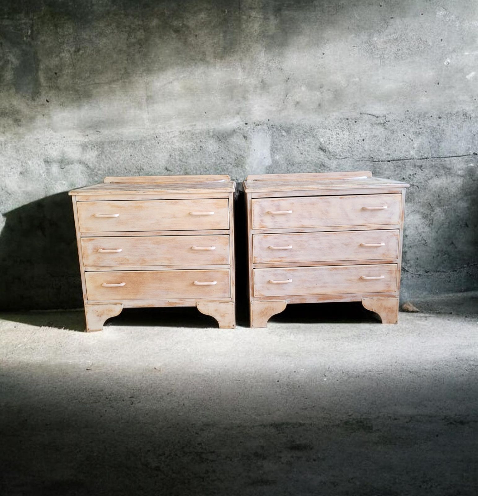 Pair Of Vintage Chest Of Drawers