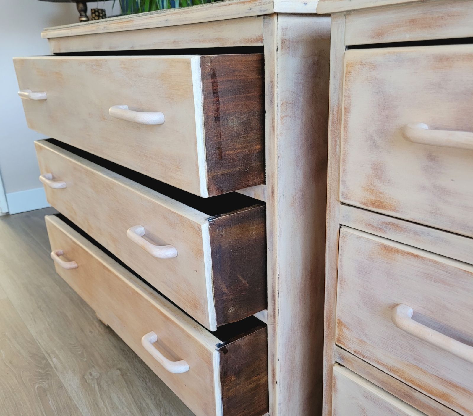 Furniture Pair Of Vintage Chest Of Drawers photo