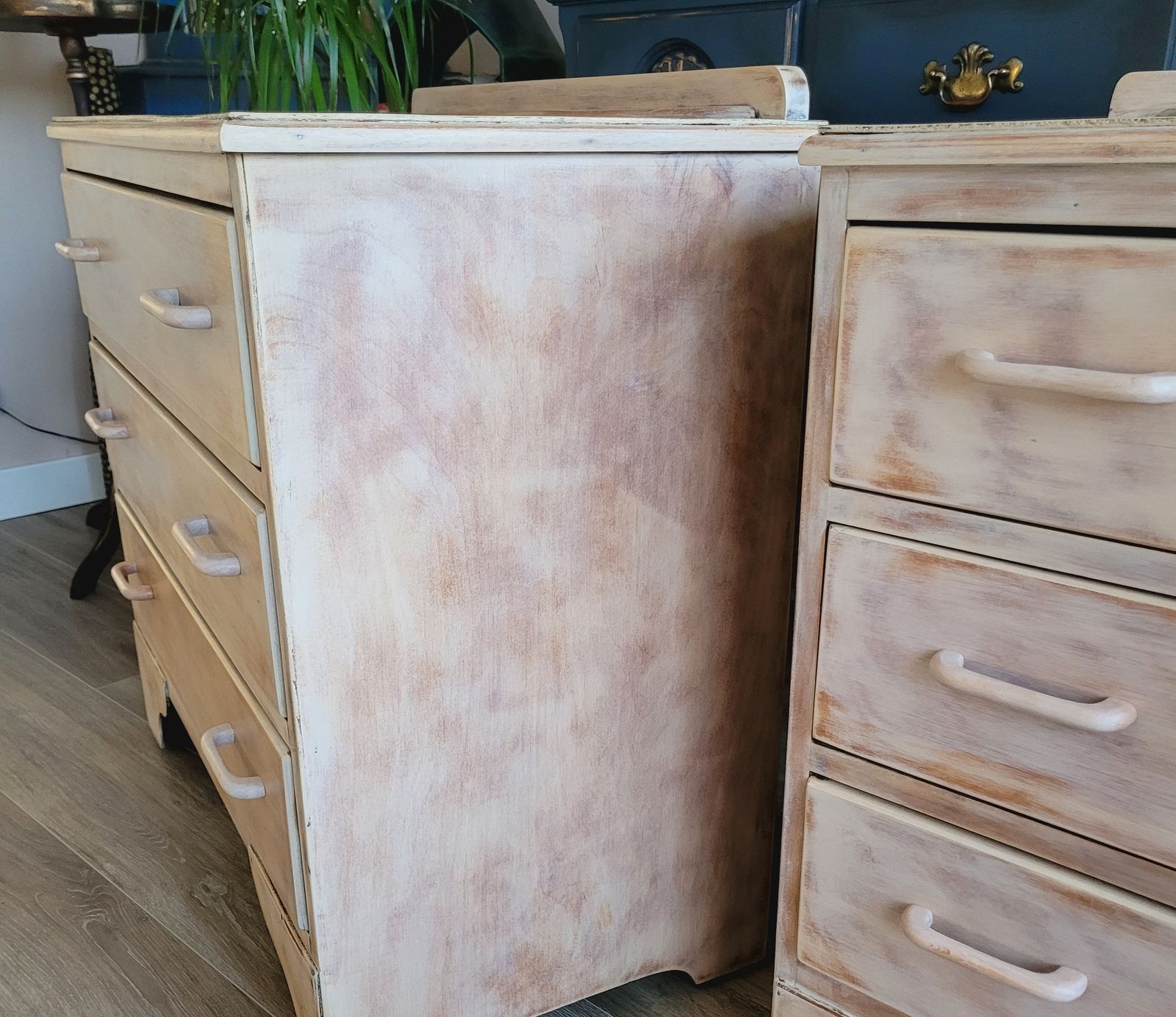 photo vinterior Pair Of Vintage Chest Of Drawers