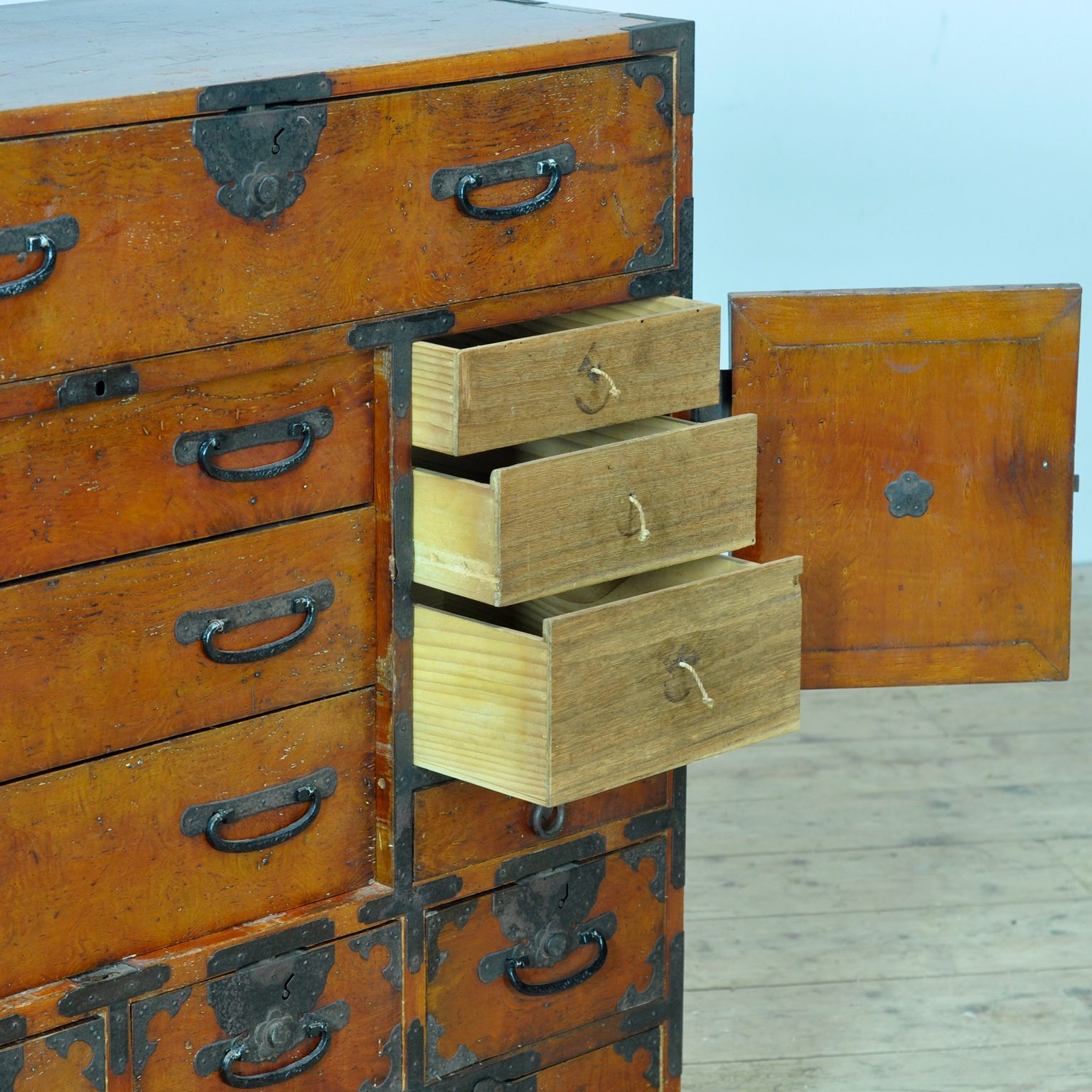 Japanese Tansu Chest Of Drawers, Circa 1890 photo 1400.0