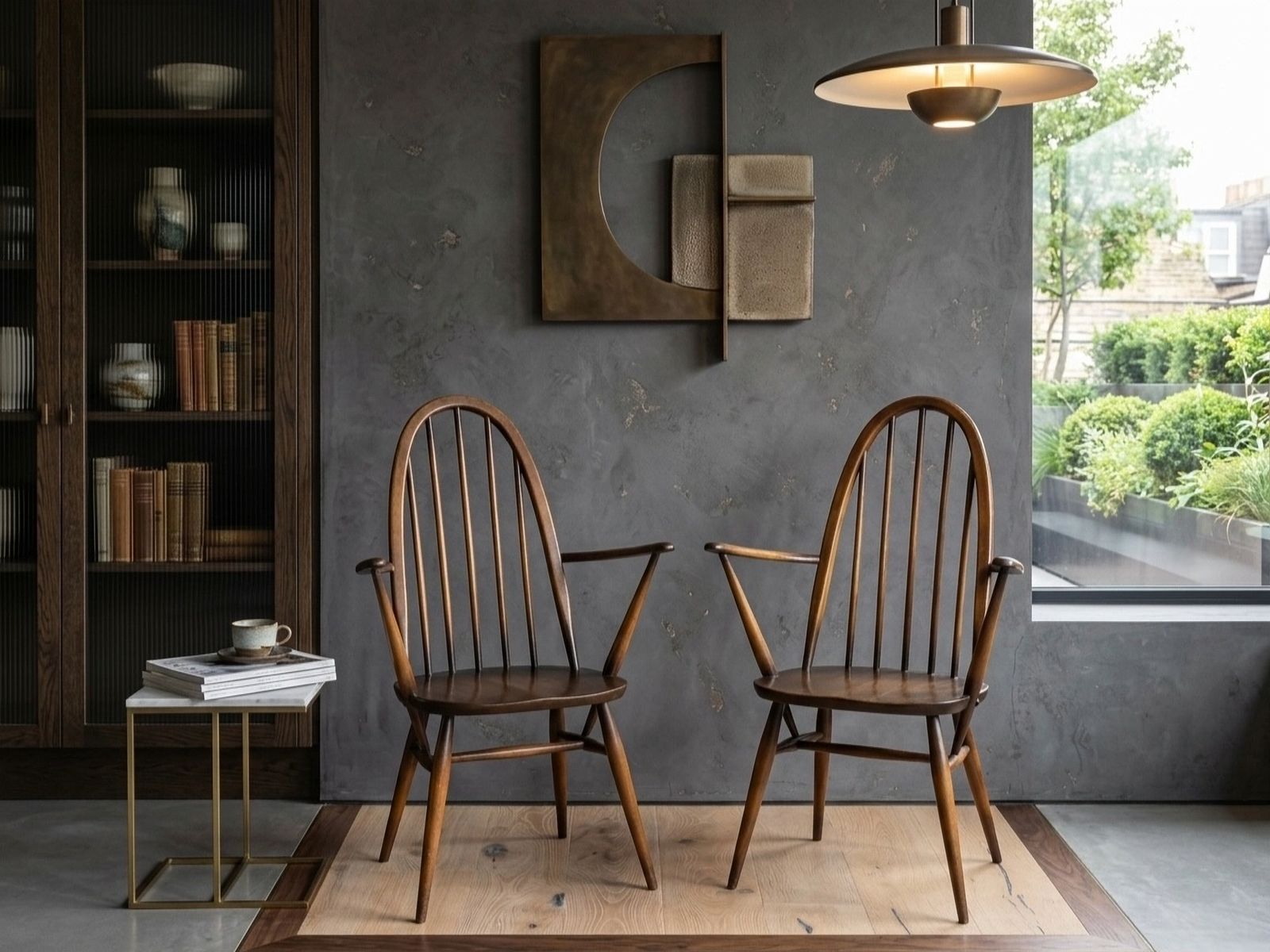 Pair Of Authentic Ercol Windsor Carver Armchairs – Gold Label Edition