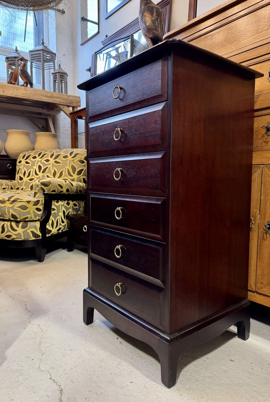 Vintage Tallboy Chest Of Drawers By Stag photo Furniture
