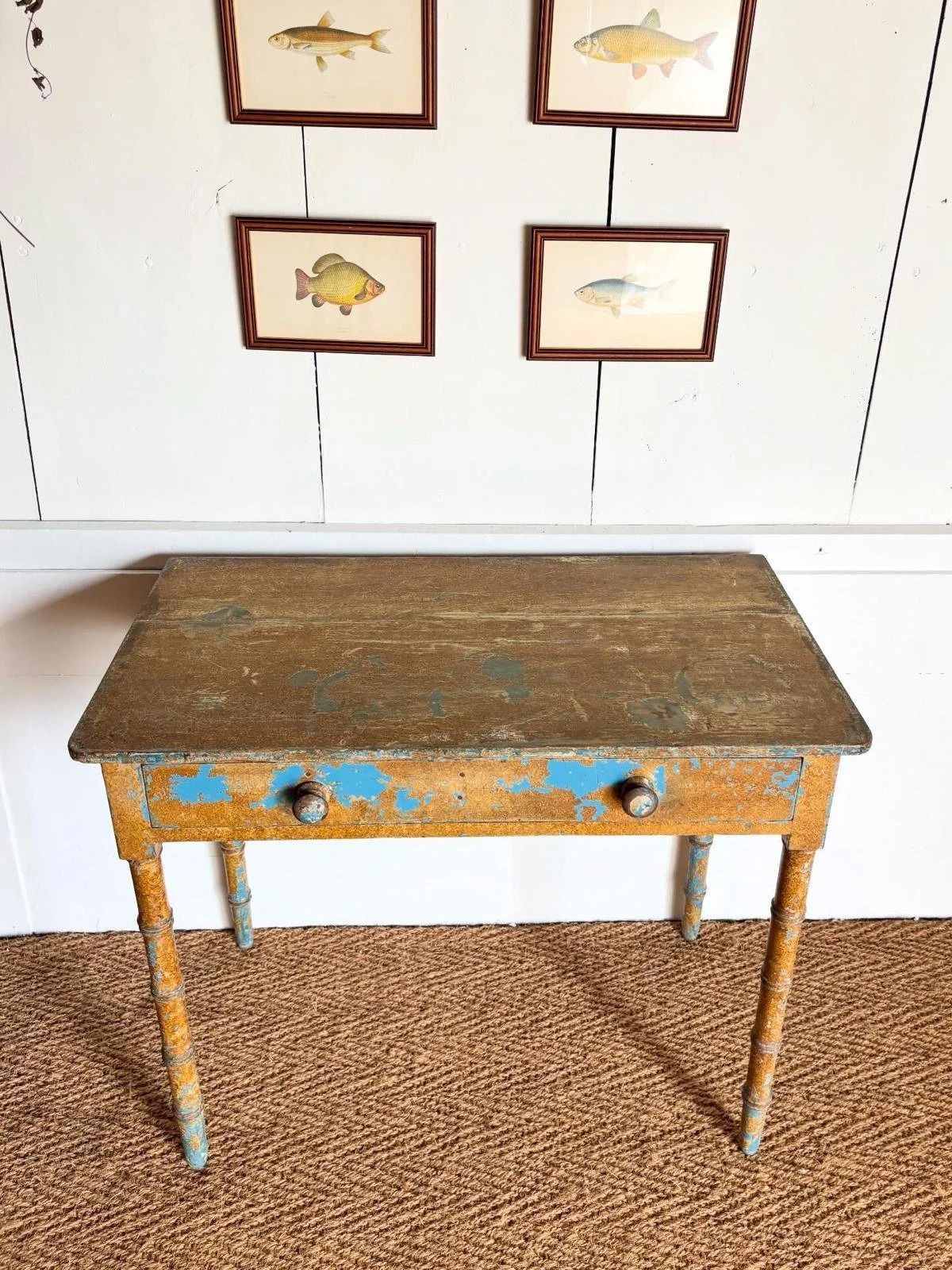 Faux Bamboo Victorian Side Table photo Furniture