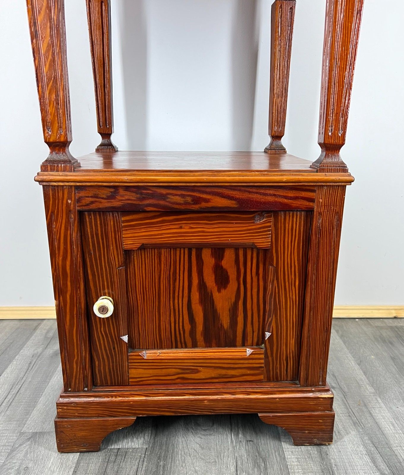 Bedside Table Antique French Carved Wood Carved Cabinet Cupboard Lot 1876 photo Furniture
