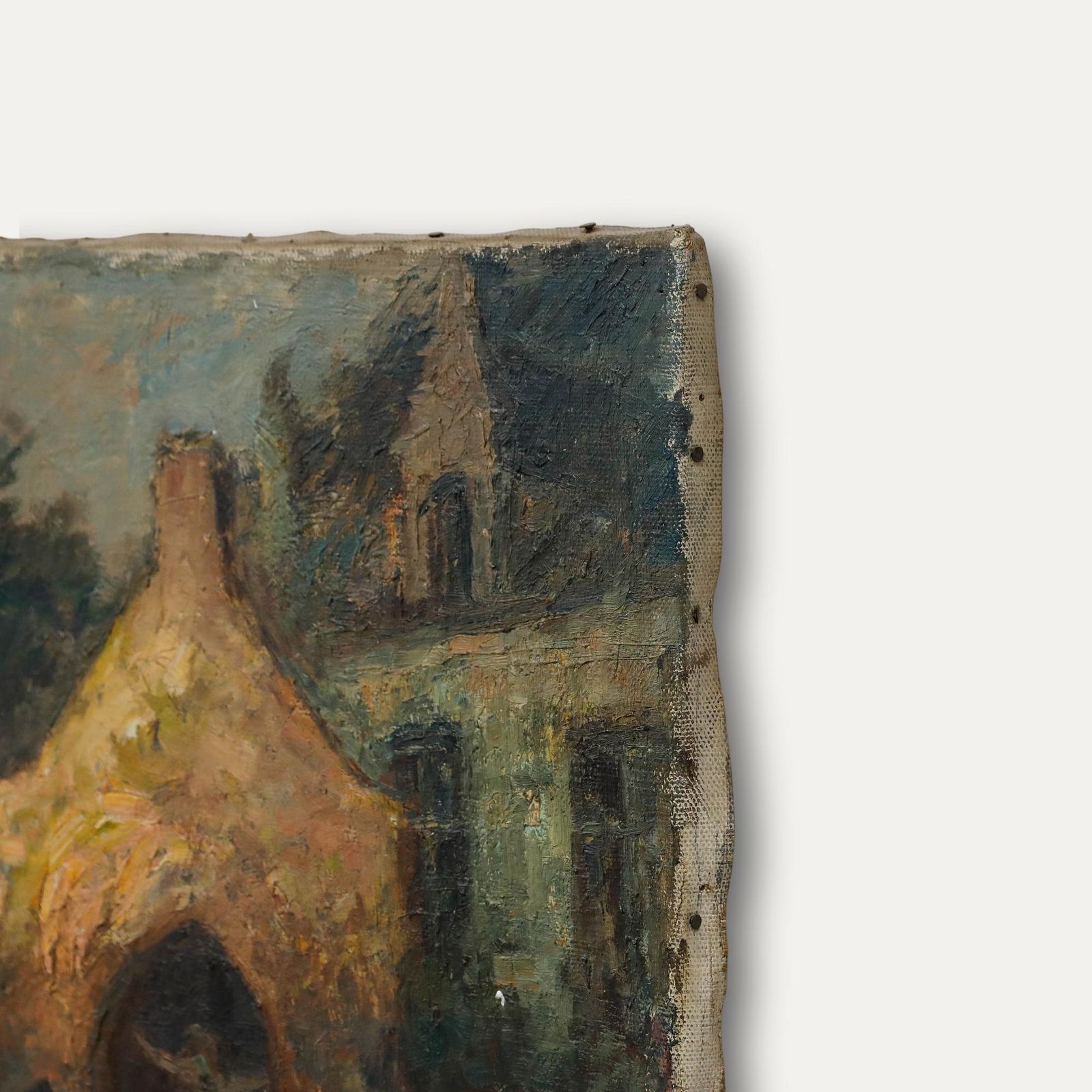 Robert Moens (1908 1977) Mid 20th Century Oil, Nuns At The Shrine photo 395.0