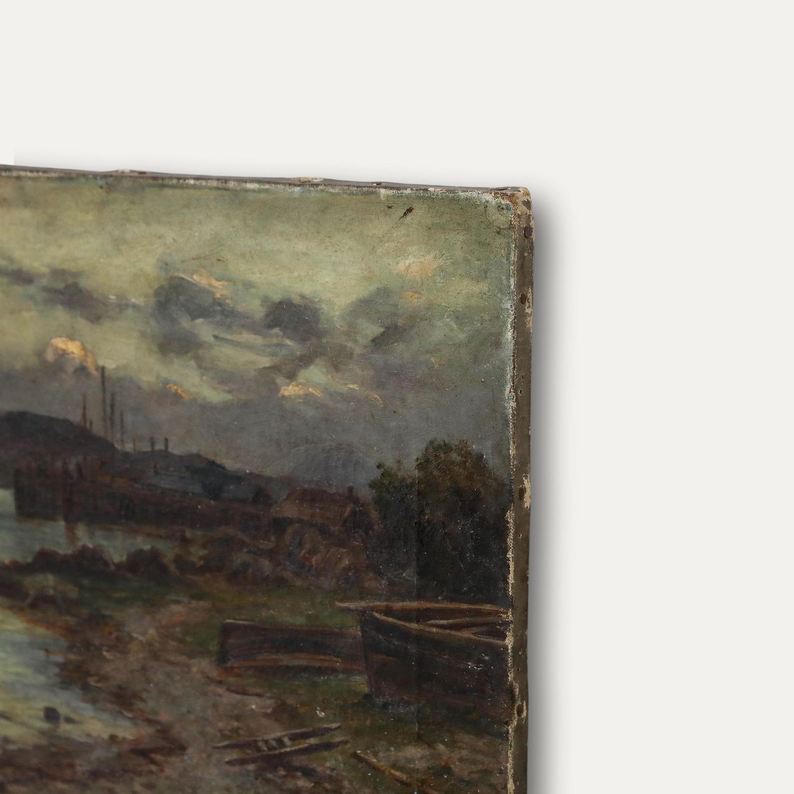 Alexander Lawson (Act.1890 1903) Late 19th Century Oil, Estuary At Dusk photo 325.0