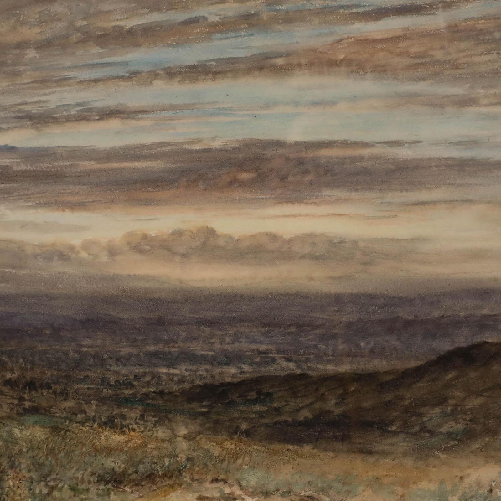 Herbert John Finn (1860 1942) 1923 Watercolour, Derbyshire Landscape photo Art