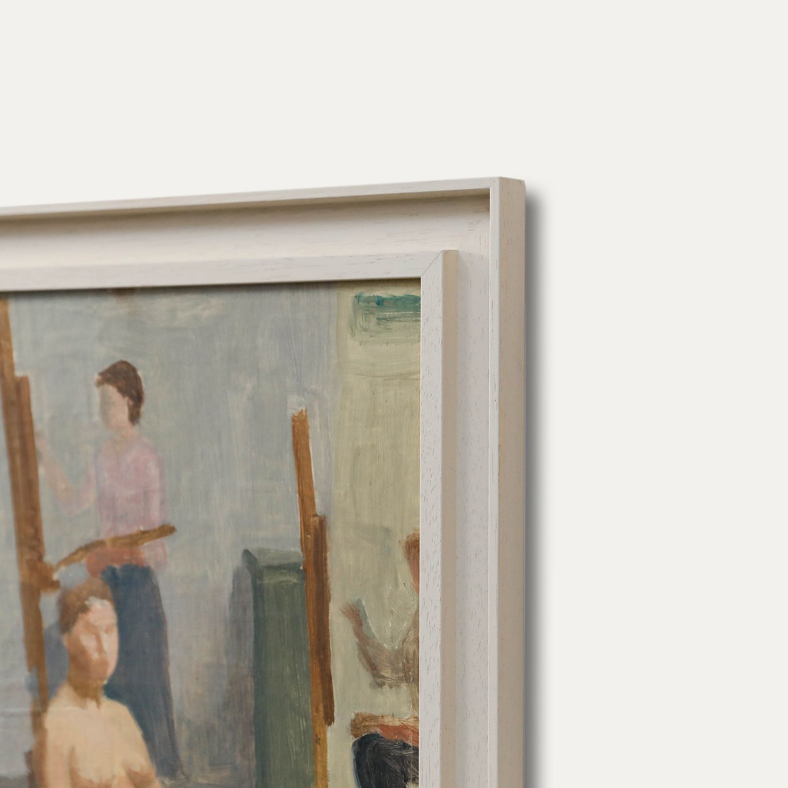 Pauline Plummer (B.1933) Contemporary Oil, Life Class photo 650.0