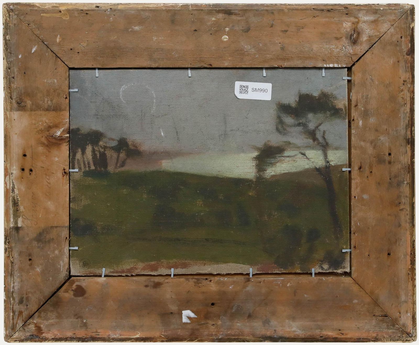 Cecile Hertz Eyrolles (1875 1974) Mid 20th Century Oil, Farmyard In Summer photo for sale