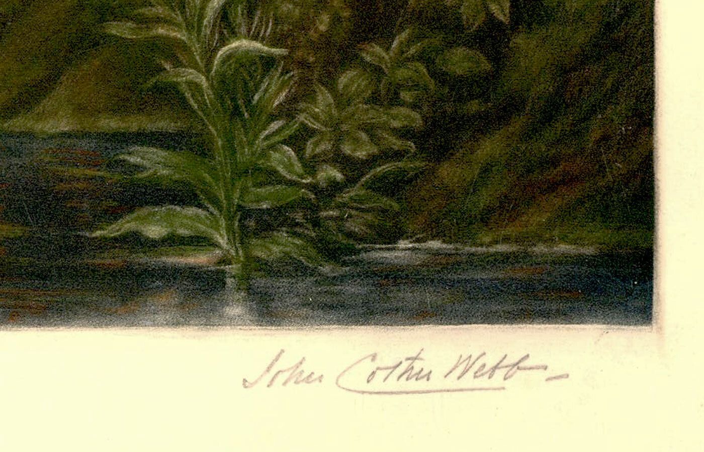 John Cother Webb (1855 1927) Early 20th Century Mezzotint, Classical Scene photo for sale