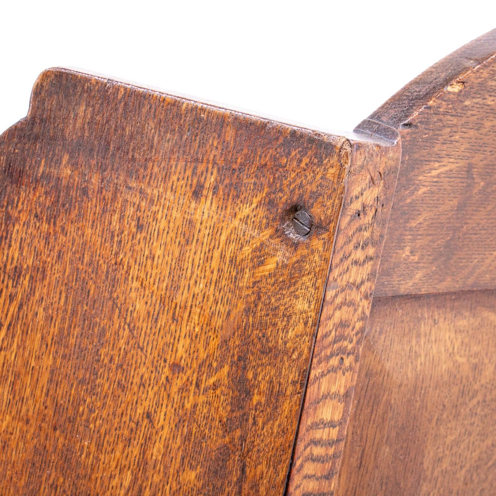 1300.0 19th Century Country Oak Lambing Chair photo