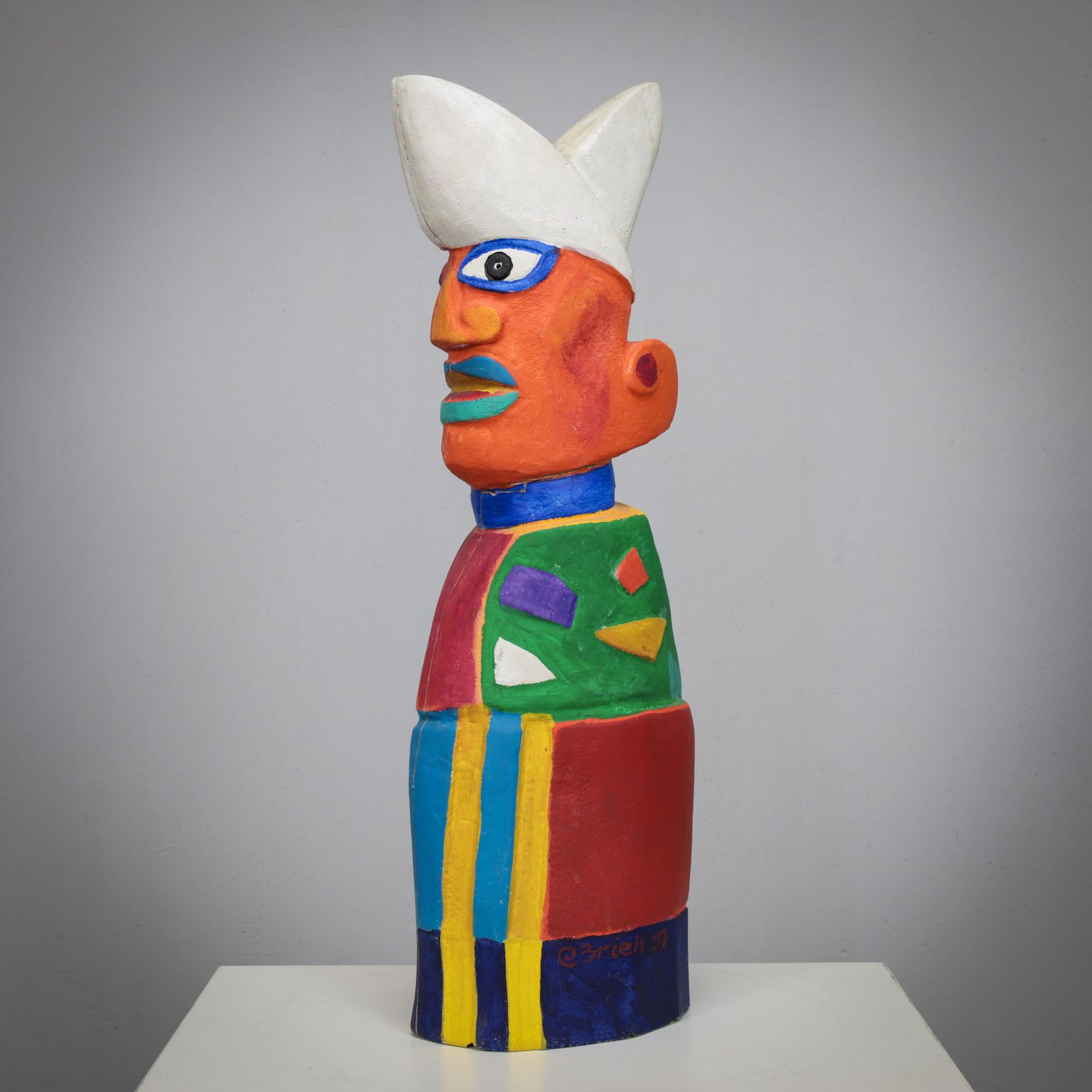 Group Of Unique Vibrant Sculptures By Clemens Briels, Netherlands 1990s photo for sale