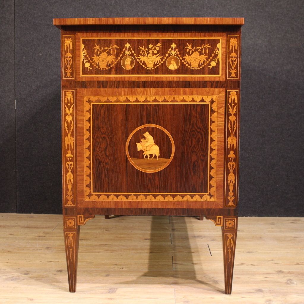photo furniture 20th Century Italian Louis XVI Style Inlaid Dresser
