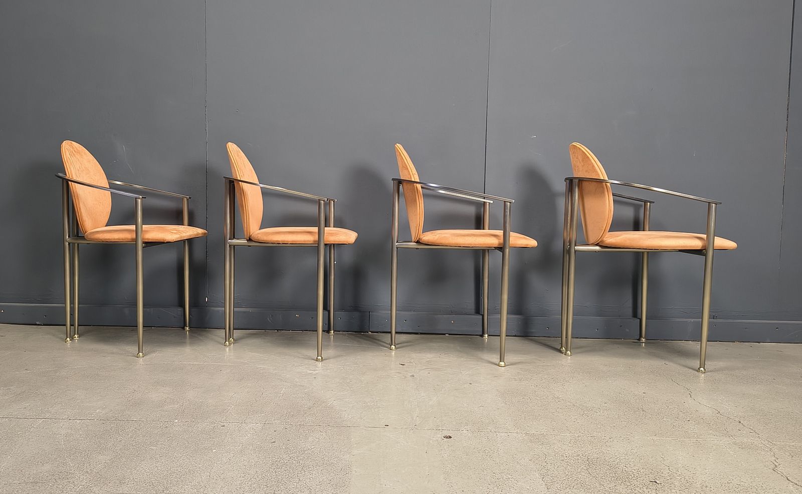 Vintage Dining Chairs By Belgo Chrom, Set Of 4   1980s photo vinterior