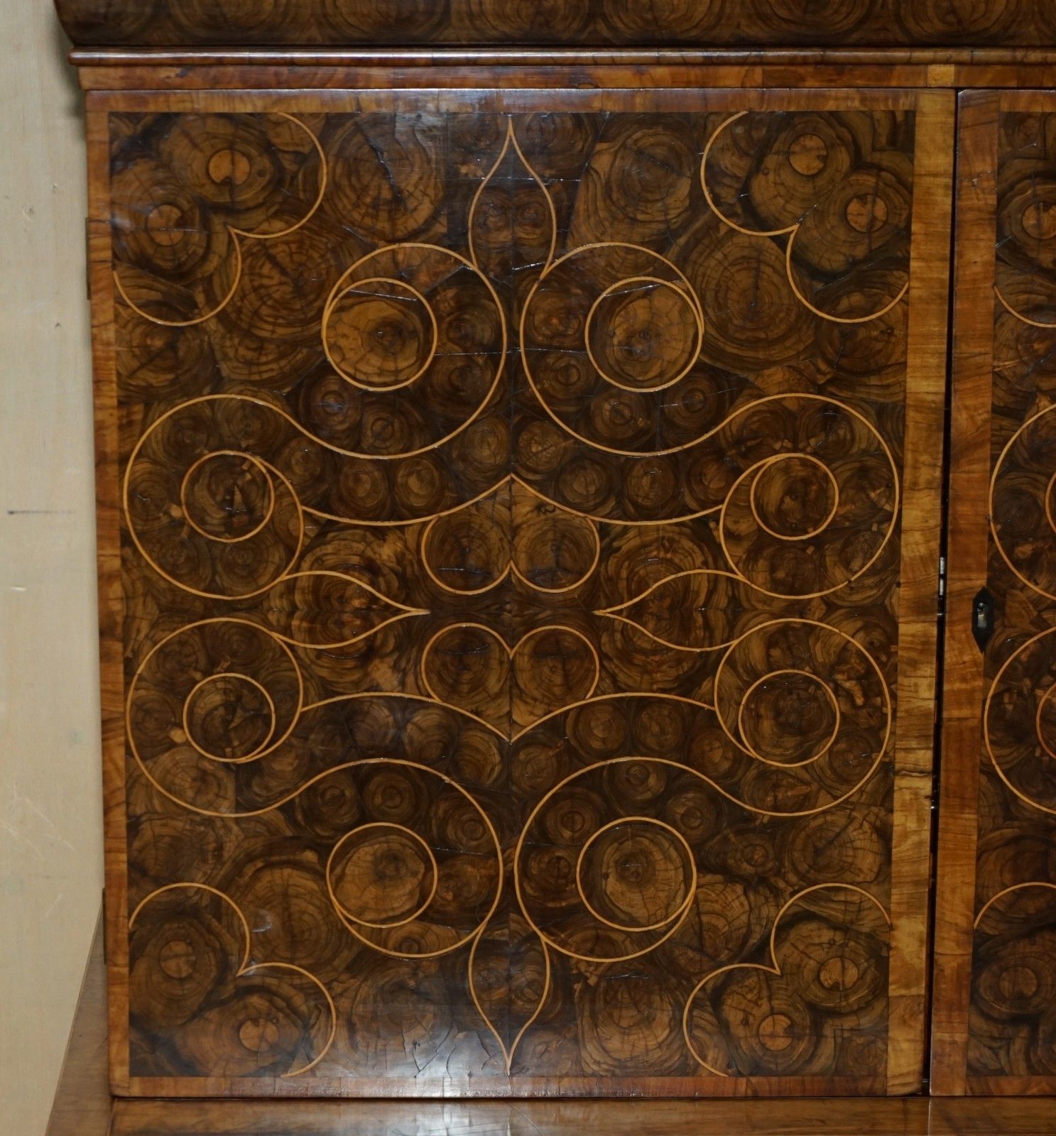 Captain Edward George Spencer Churchill Circa 1710 Oyster Veneer Chest On Stand photo Furniture