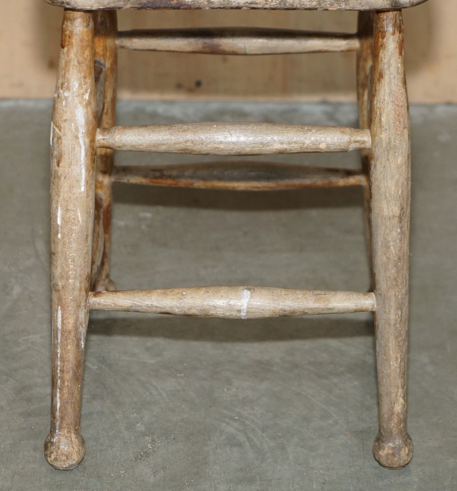 19th Century English Painters Draftsman Artists Stool Handle Cut Out In The Top photo vinterior