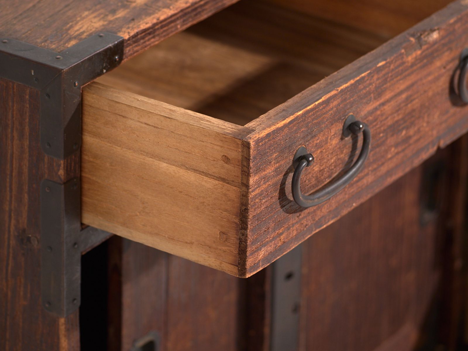 Small Antique Japanese Tansu Cabinet – Meiji / Taishō Period (C.1890 1926) #26 photo 1087.0