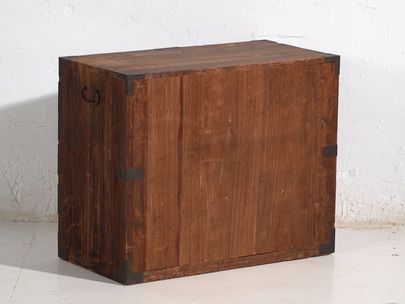 1087.0 Small Antique Japanese Tansu Cabinet – Meiji / Taishō Period (C.1890 1926) #26 photo