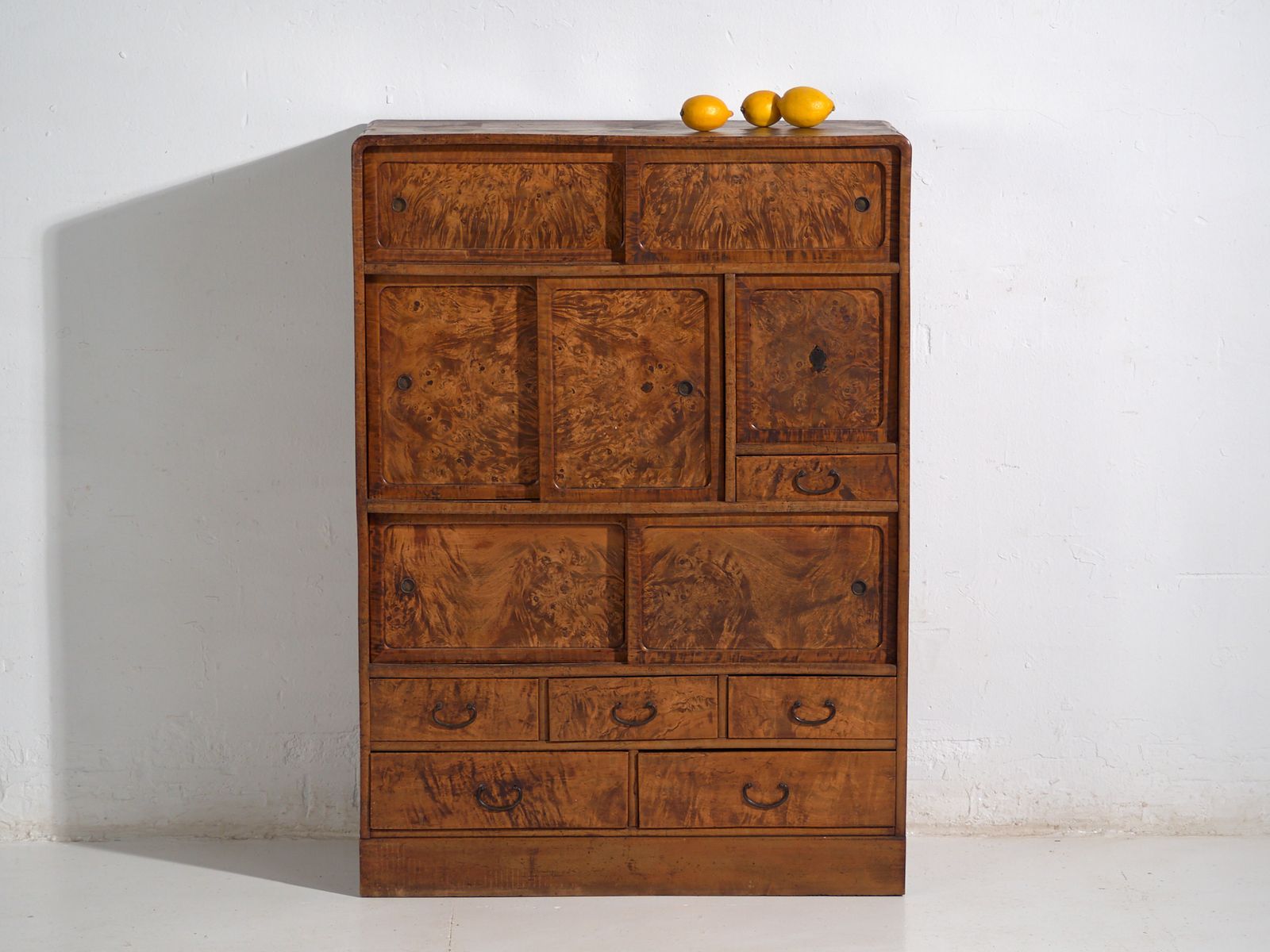 Furniture Antique Japanese Mizuya Dansu Kitchen Cabinet – Period Taisho/Showa (C.1910 1940) photo