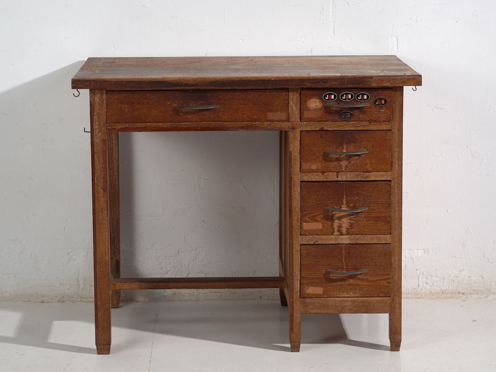 Antique Japanese Writing Desk With Drawers – Showa Period (C.1926 1970) #80 photo 1117.0