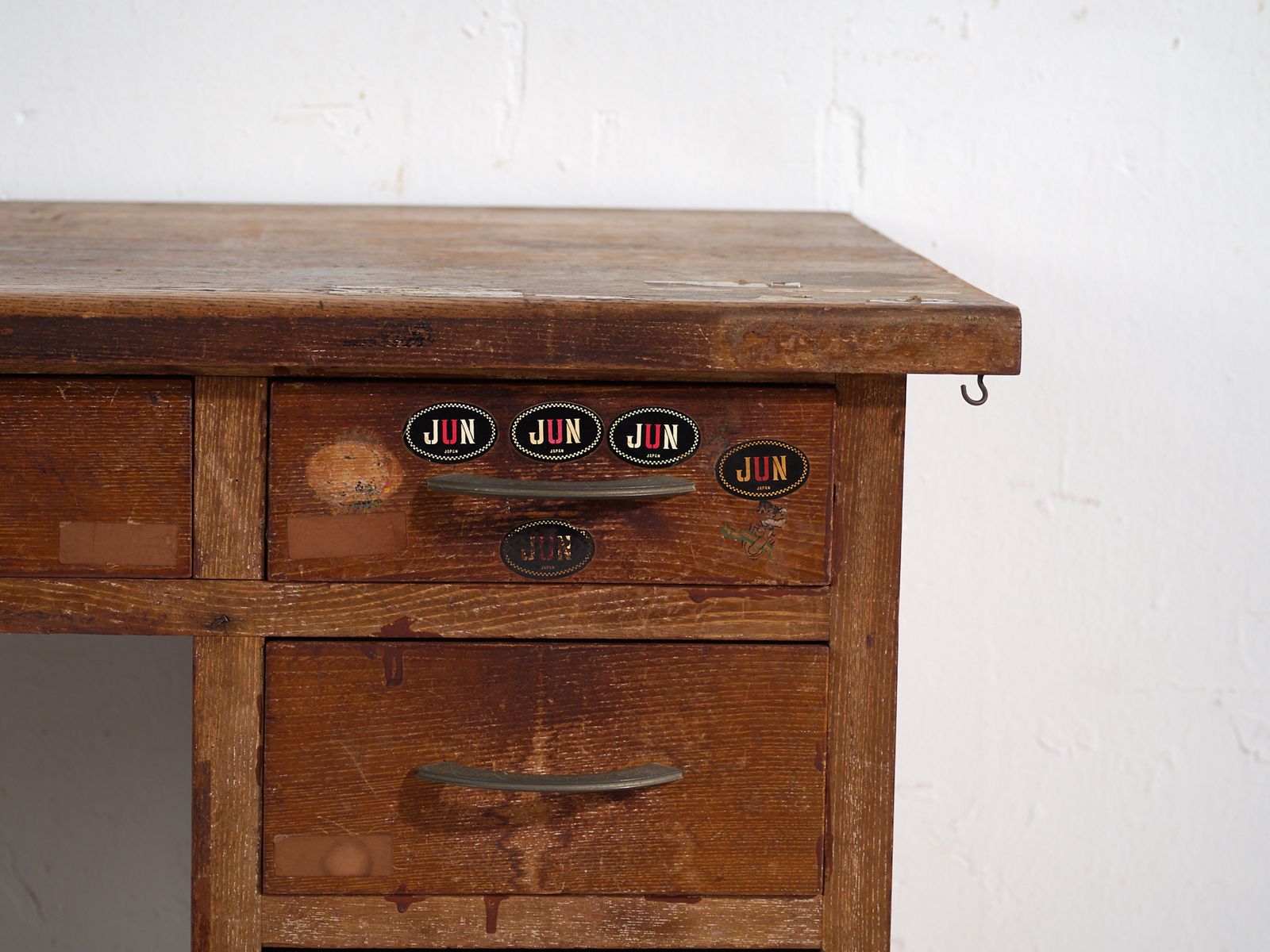 Antique Japanese Writing Desk With Drawers – Showa Period (C.1926 1970) #80 photo vinterior