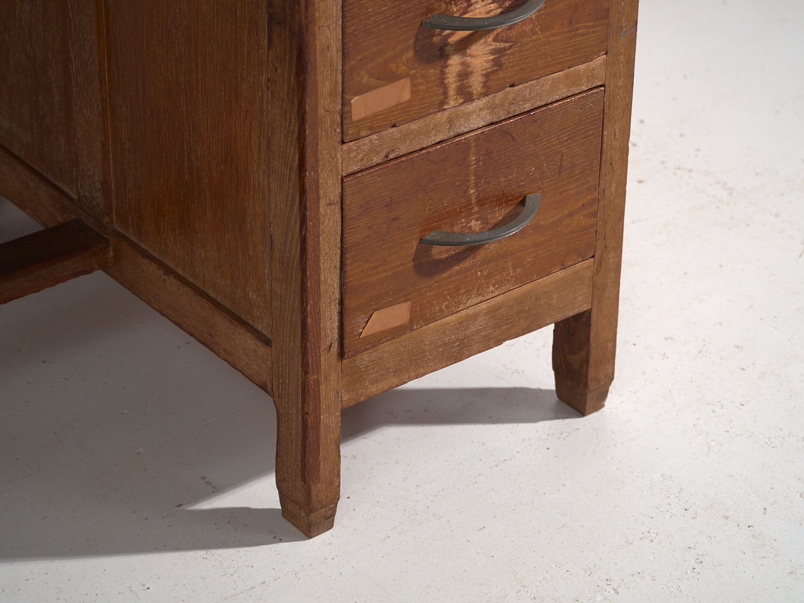 photo furniture Antique Japanese Writing Desk With Drawers – Showa Period (C.1926 1970) #80