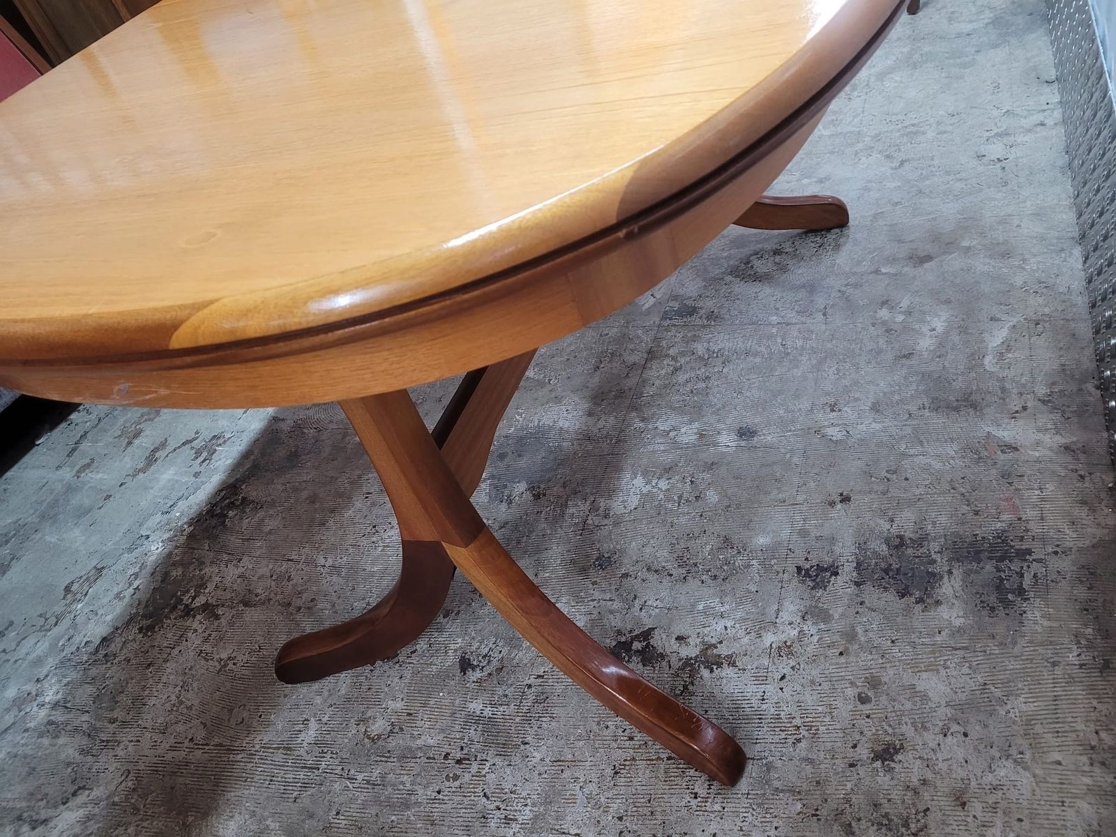 Furniture Extending Dining Table By James H Sutcliffe And Six Chairs By Nathan photo