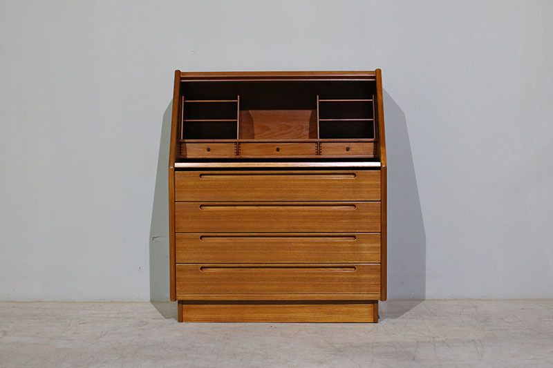 Arenkiel Teak Writing Desk From The 1960s photo vintage