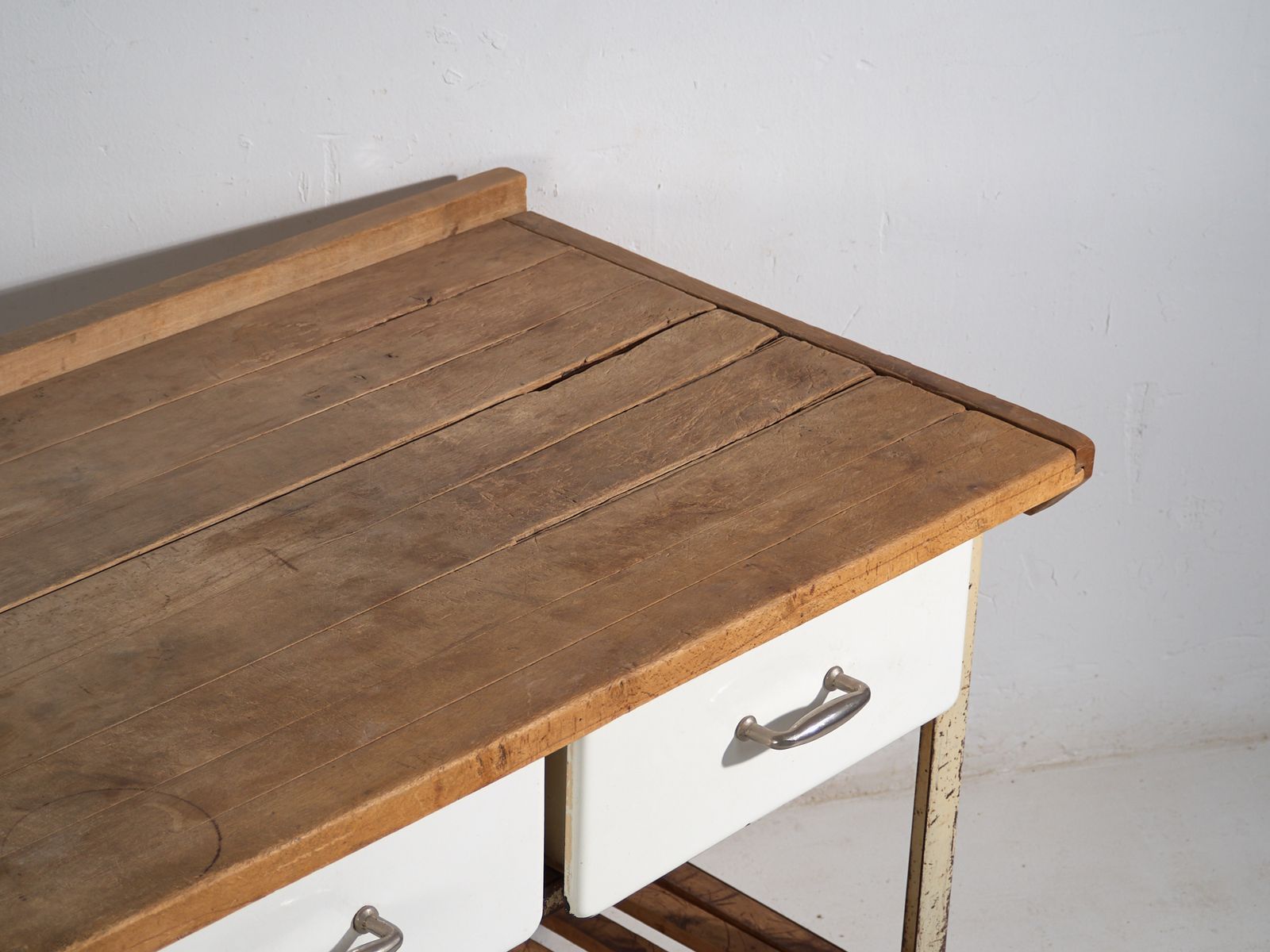 Japanese Industrial Work Table – Showa Period (C.1950–1979) photo furniture