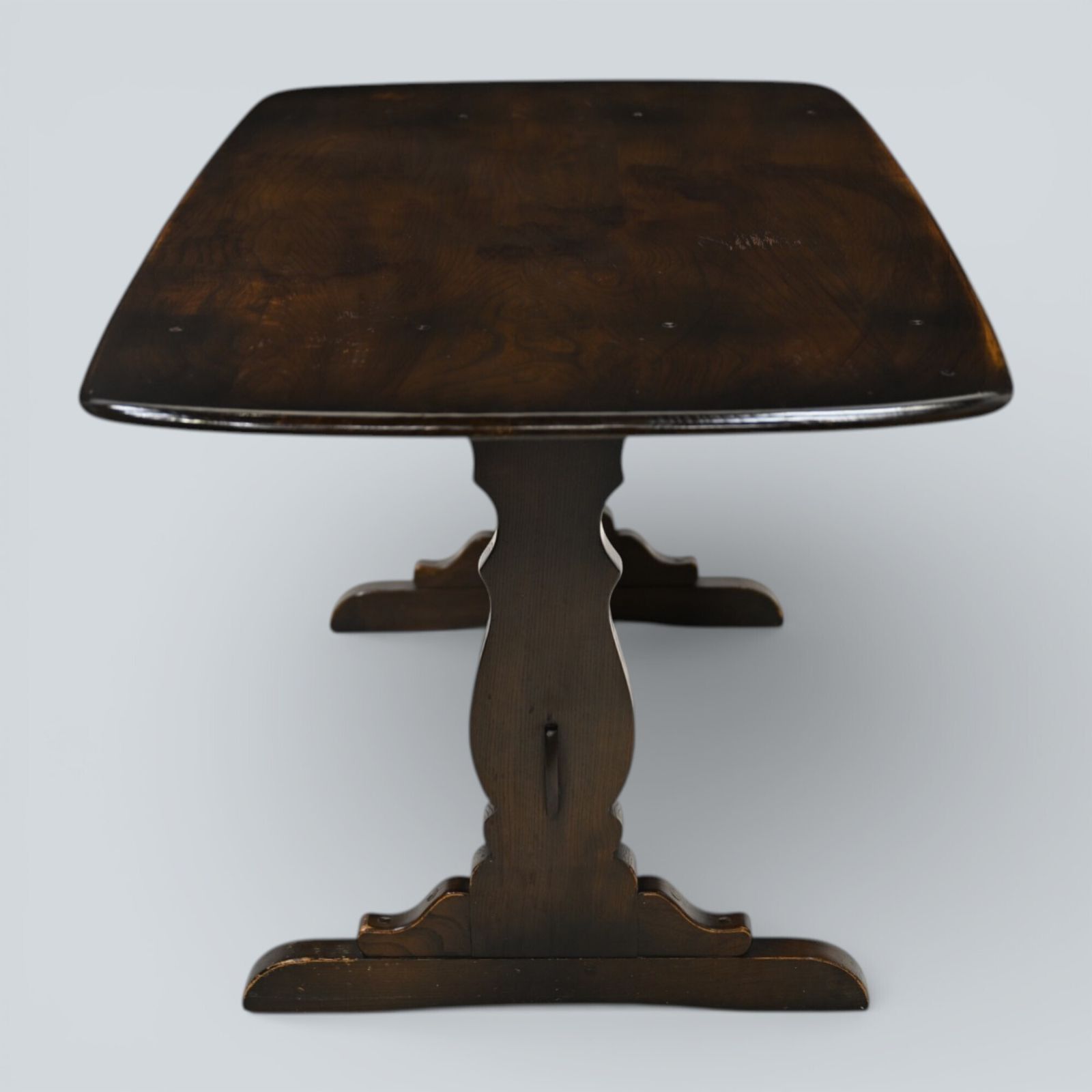 Ercol Refectory Plank Top Dining Table Traditional Finish #756 Free Uk Delivery photo Furniture