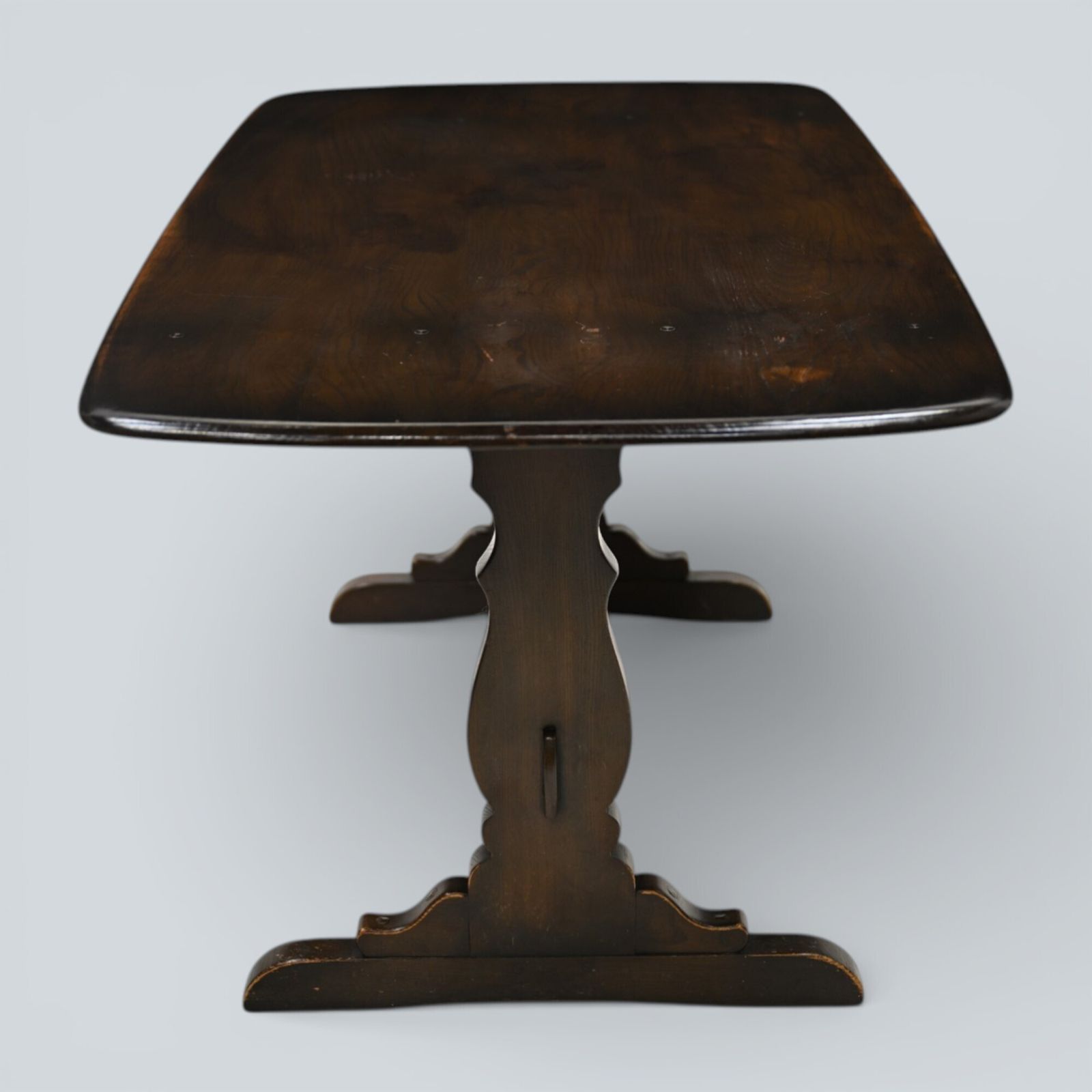 Ercol Refectory Plank Top Dining Table Traditional Finish #756 Free Uk Delivery photo vintage