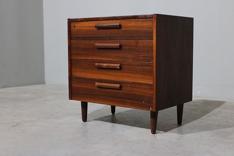 Nordic Chest Of Drawers In Rosewood. photo furniture