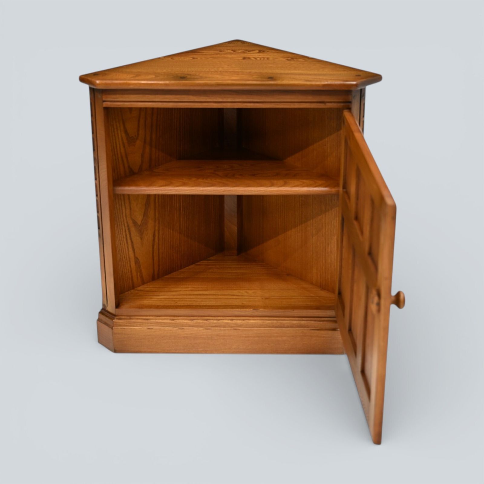 photo furniture Ercol Corner Base Unit Golden Dawn Finish #861 71cm High Vgc Free Uk Delivery