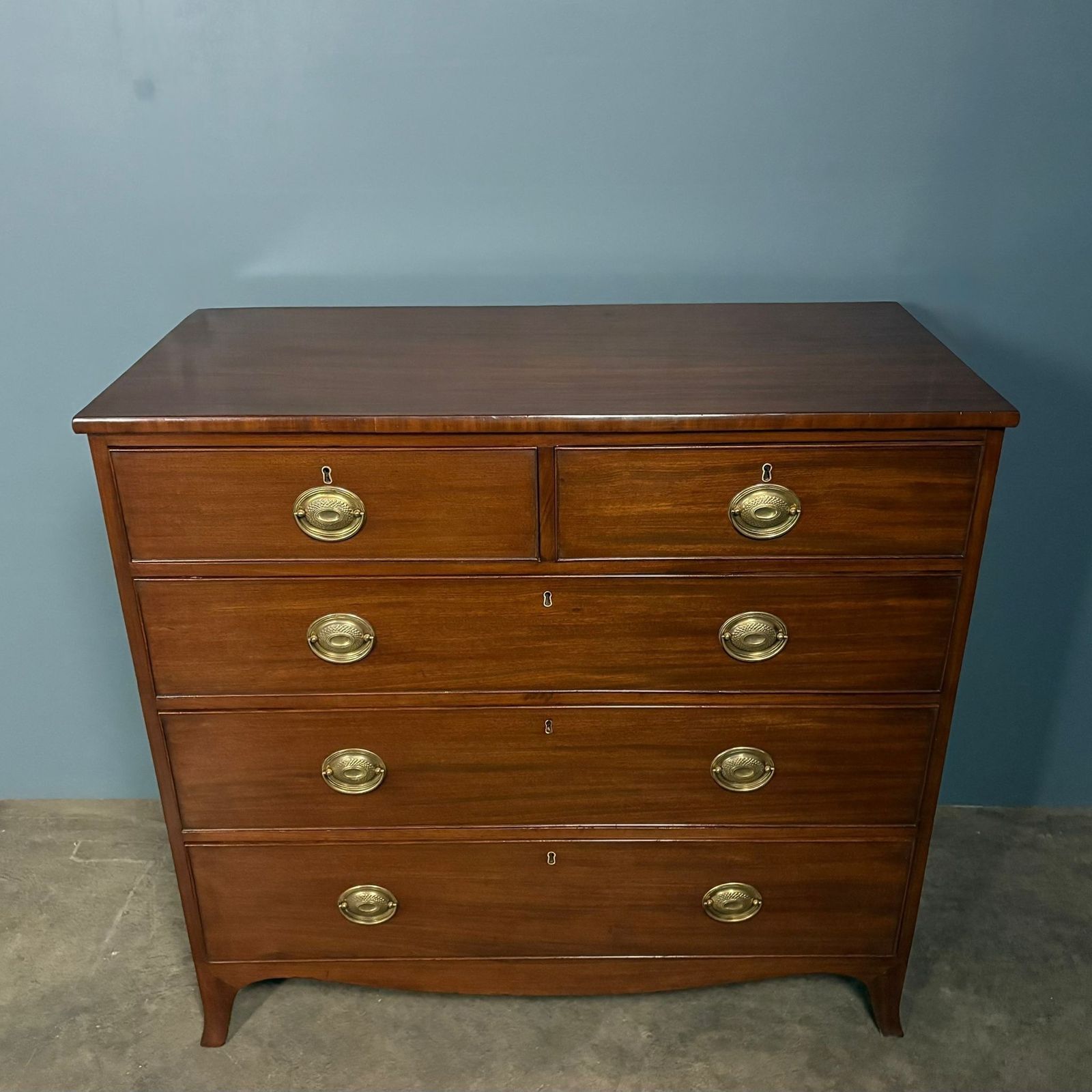 Antique Regency Mahogany Chest Of Drawers photo buy