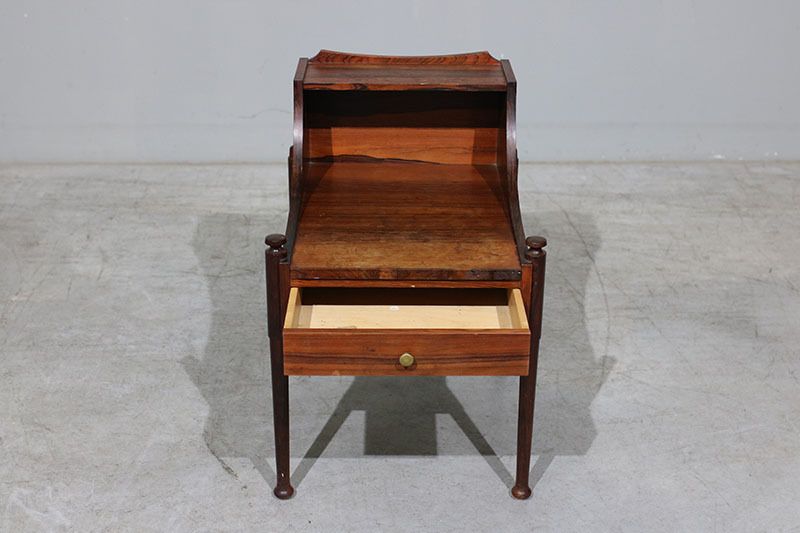 Vintage Rosewood Bedside Table photo for sale