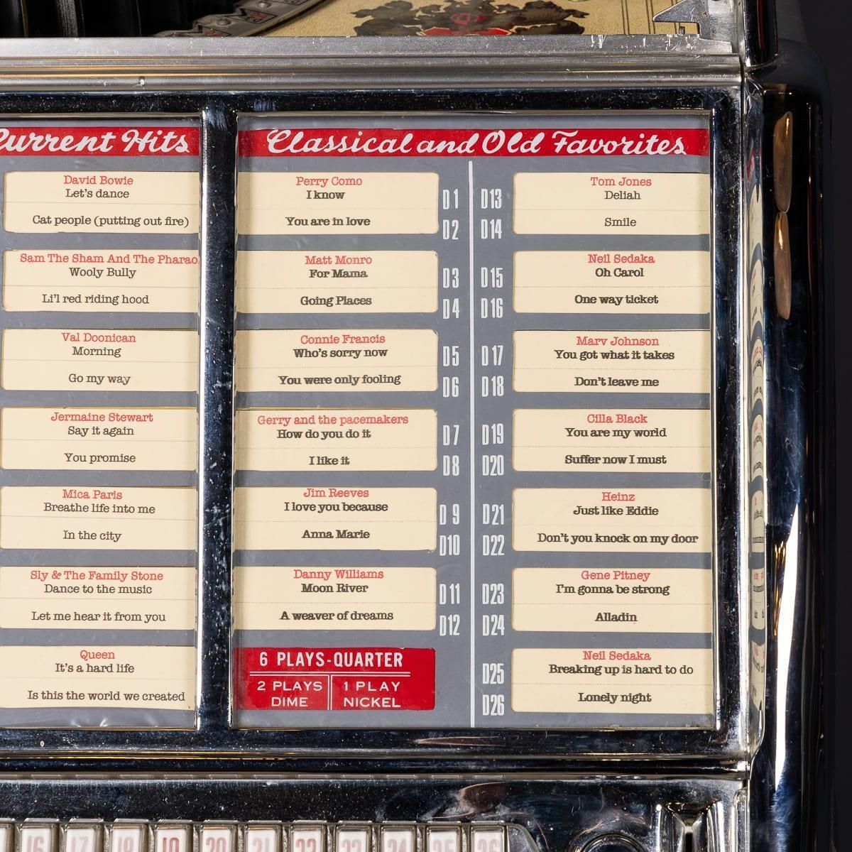 photo buy Vintage 20th Century American Wurlitzer 1800 Jukebox C.1955