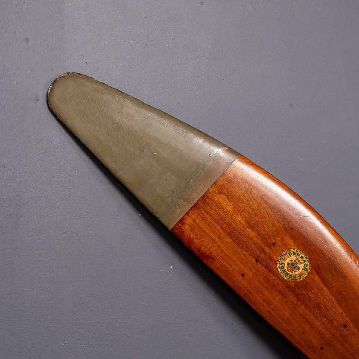 Antique 20thc Wwi British R.A.F. Fe8 Fighter Plane Four Blade Propeller C.1916 photo vinterior